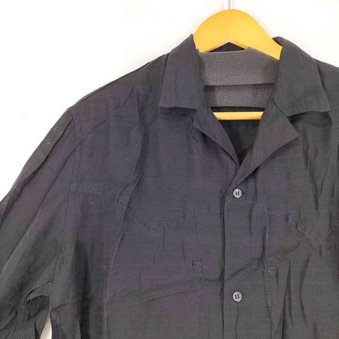 サバイ saby レーヨン混 L/S カウボーイ 開襟シャツ メンズ  3